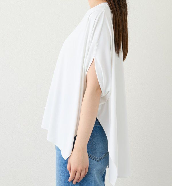  「予約【吸水速乾/遮熱/接触冷感】クールタッチポンチョカットソー」|Tシャツ・カットソー|