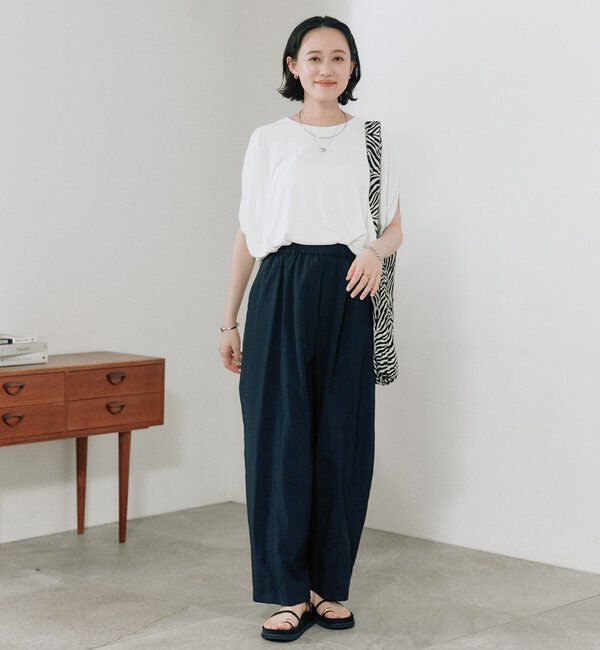  「予約【吸水速乾/遮熱/接触冷感】クールタッチポンチョカットソー」|Tシャツ・カットソー|