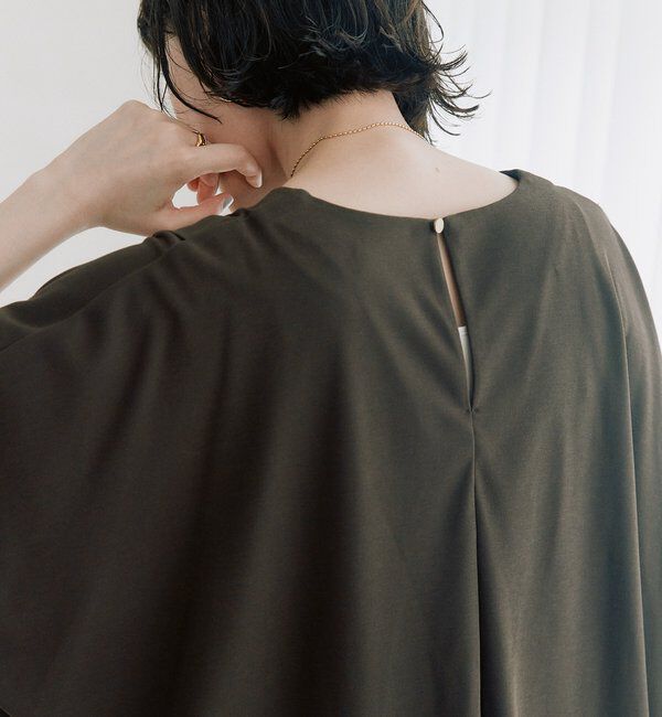  「予約【吸水速乾/遮熱/接触冷感】クールタッチポンチョカットソー」|Tシャツ・カットソー|