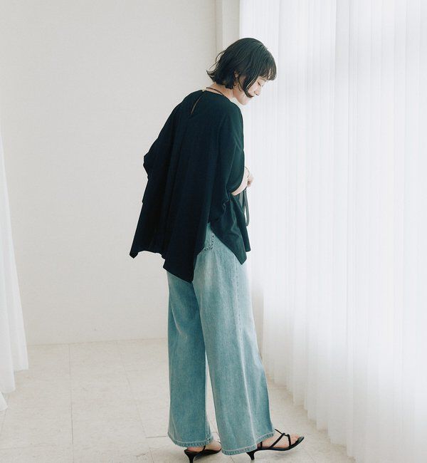  「予約【吸水速乾/遮熱/接触冷感】クールタッチポンチョカットソー」|Tシャツ・カットソー|