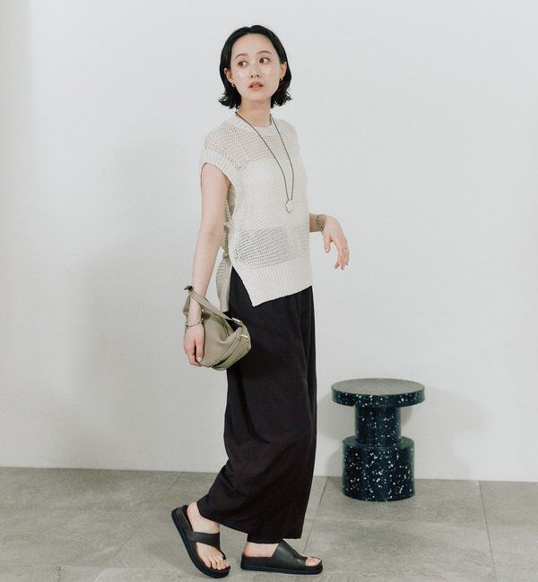  「予約【鮮度抜群】ラスティックニットベスト」|ニット・セーター|