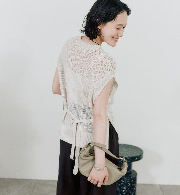  「予約【鮮度抜群】ラスティックニットベスト」|ニット・セーター|