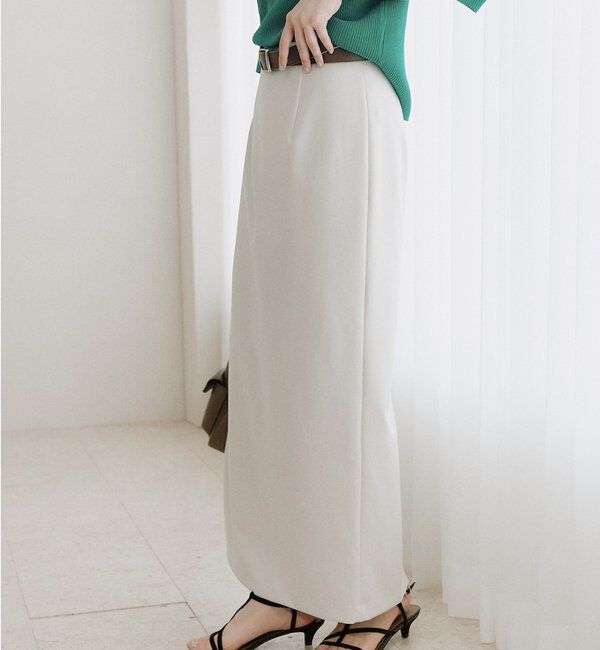  「予約【接触冷感/紫外線防止】ストレッチタイトスカート」|スカート|エクリュ