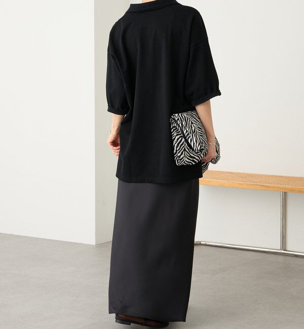  「予約【ストレスフリーな履き心地】バイアスサテンナロースカート」|スカート|