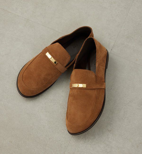  「【2.718】バックルローファー」|その他|キャメル