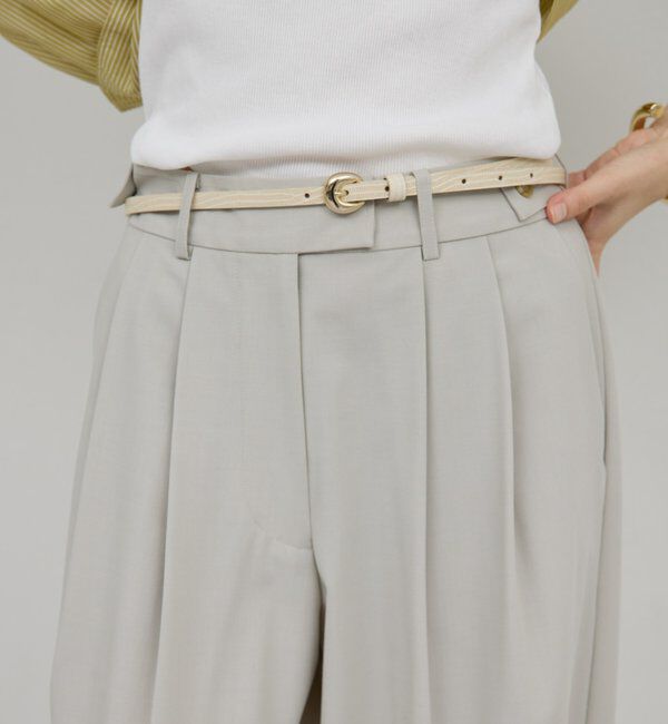  「プランプバックルベルト」|ベルト|