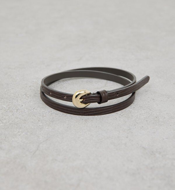  「プランプバックルベルト」|ベルト|