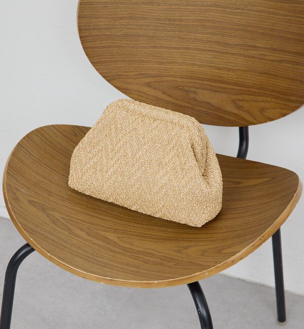  「【Caterina Bertini&times;2.718】チェーンバッグ」|クラッチバッグ|ベージュ