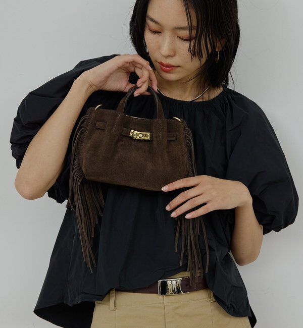 「【2.718】フリンジチェーンミニバッグ」|クラッチバッグ|