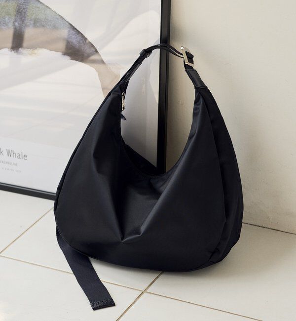  「クラウズナイロンラウンドビッグショルダーバッグ」|ショルダー・メッセンジャー|ブラックその他2