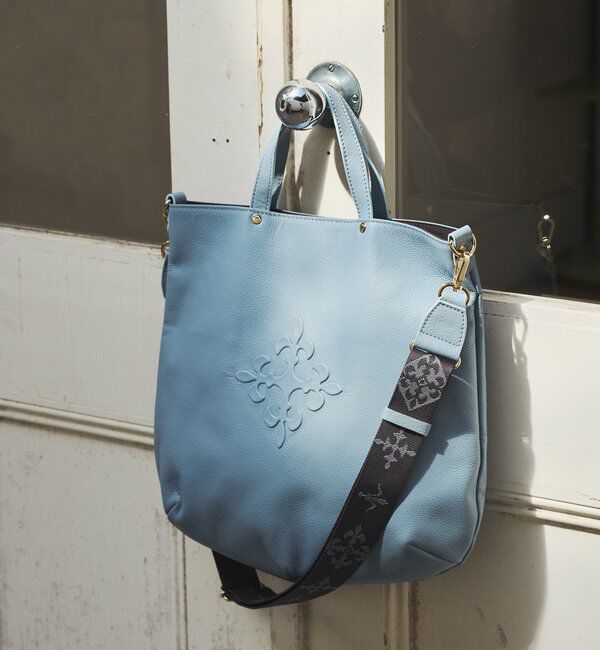  「スリム2WAYトートバッグ <エンボスモノグラム>」|トートバッグ|