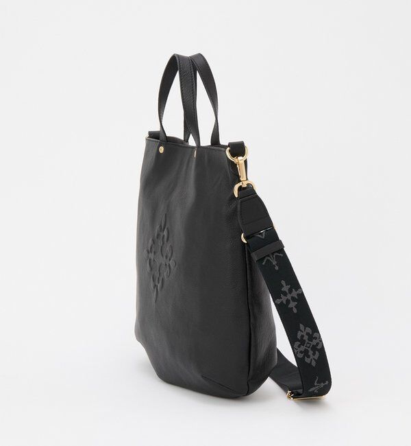  「スリム2WAYトートバッグ <エンボスモノグラム>」|トートバッグ|