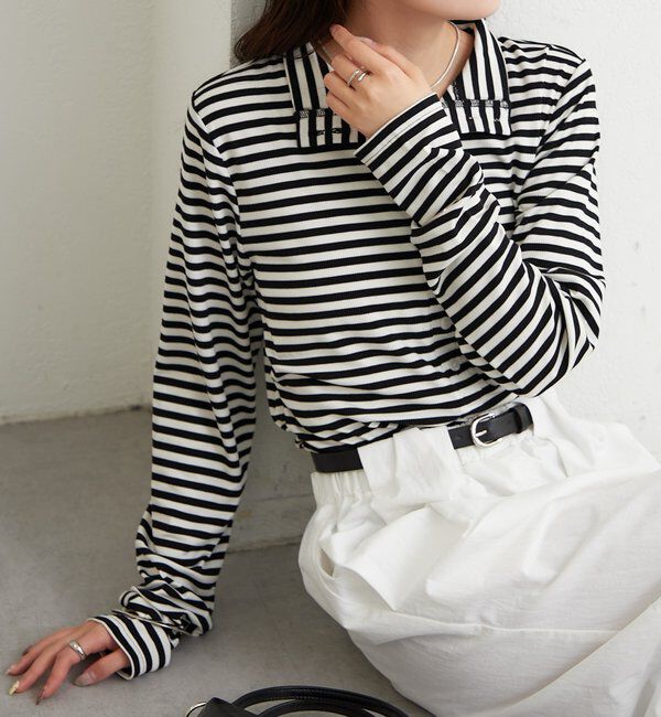  「リブヘンリーネックプルオーバー」|Tシャツ・カットソー|