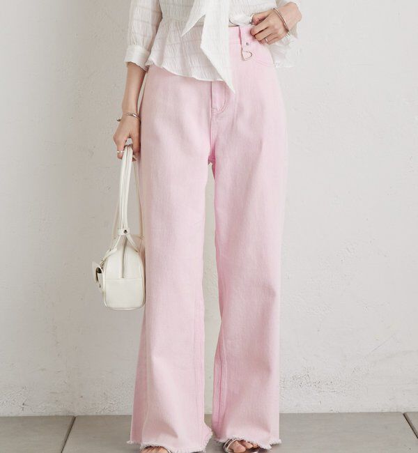  「ハートチャーム付きカラーパンツ」|チノ|