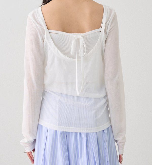  「バックシャンロングTシャツ」|Tシャツ・カットソー|