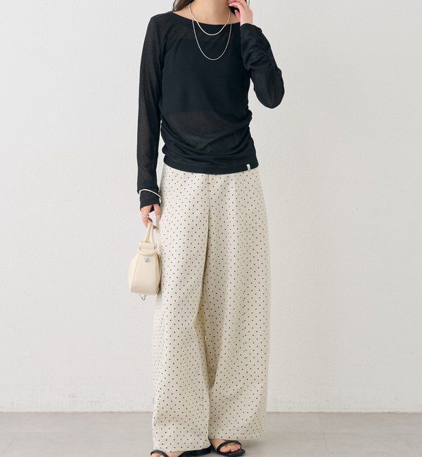  「バックシャンロングTシャツ」|Tシャツ・カットソー|