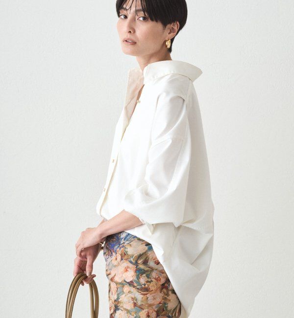 「サテンBIGシャツ」|シャツ・ブラウス|