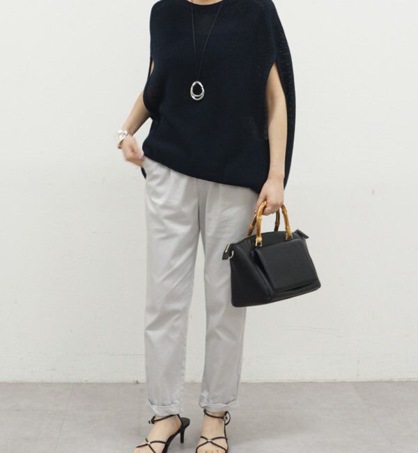  「裾ねじりパンツ」|チノ|