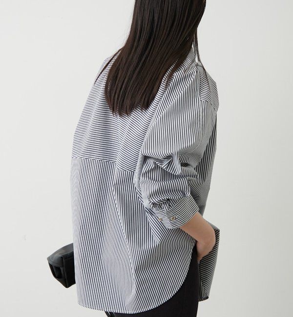  「ストライプBigシャツ」|シャツ・ブラウス|