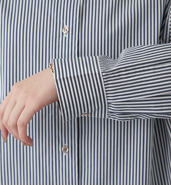  「ストライプBigシャツ」|シャツ・ブラウス|