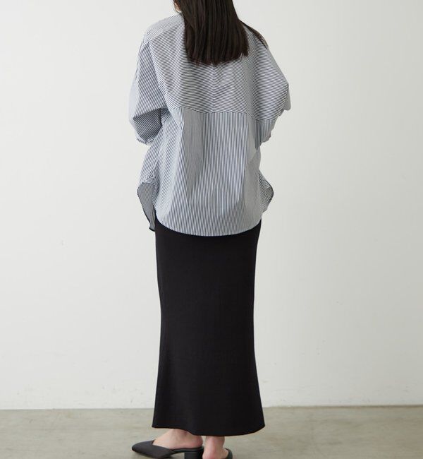  「ストライプBigシャツ」|シャツ・ブラウス|