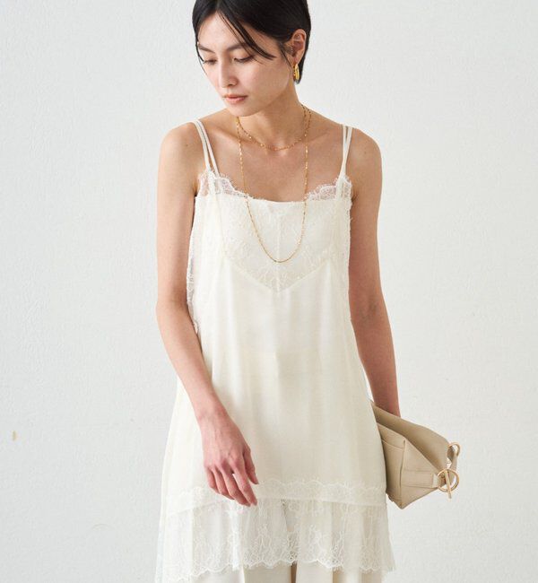  「レースシフォンキャミ」|シャツ・ブラウス|