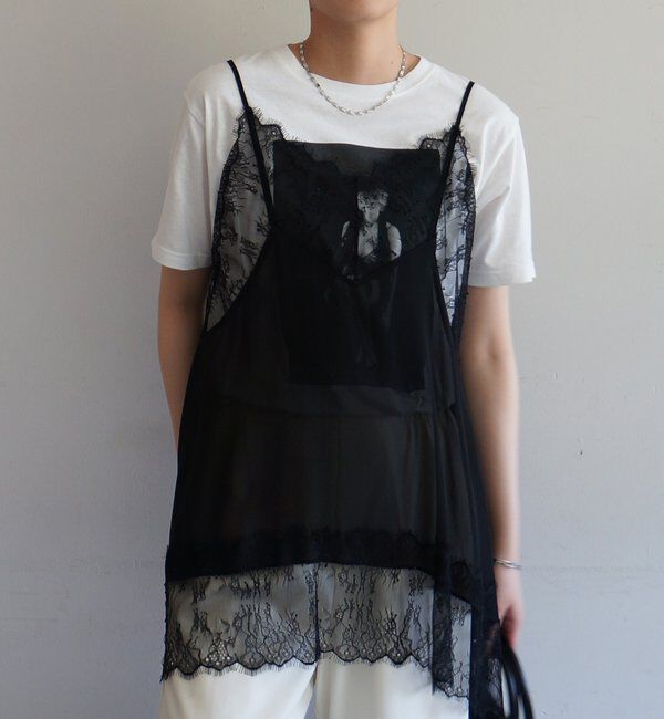  「レースシフォンキャミ」|シャツ・ブラウス|