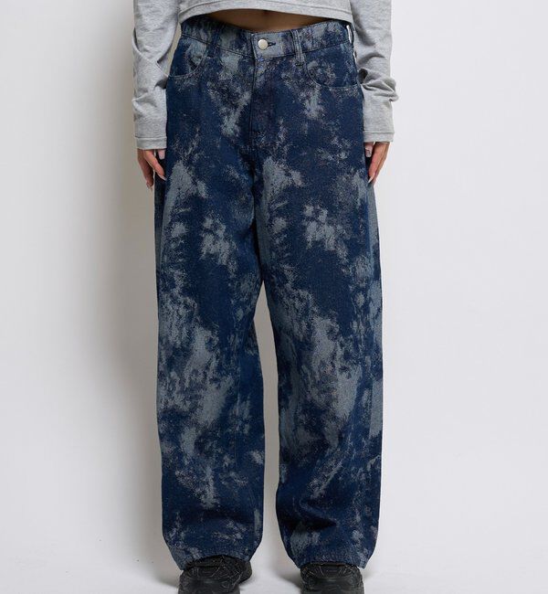  「アソート柄ローライズデニム」|デニム|