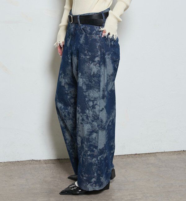  「アソート柄ローライズデニム」|デニム|