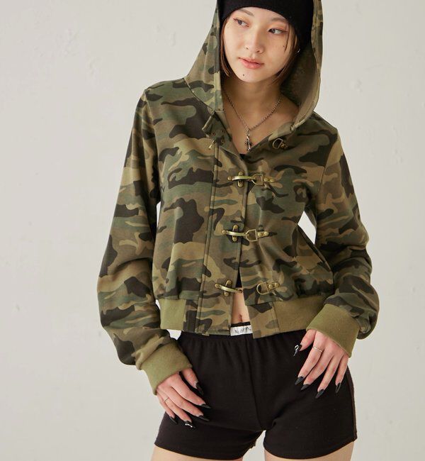  「ファイヤーマンフックパーカー」|パーカー|グリーン