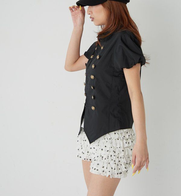 「ナポレオンパフスリブラウス」|シャツ・ブラウス|