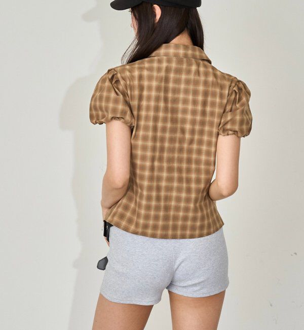  「ナポレオンパフスリブラウス」|シャツ・ブラウス|