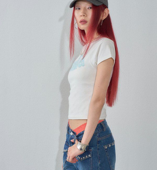  「デフォルメレースロゴチビT」|Tシャツ・カットソー|