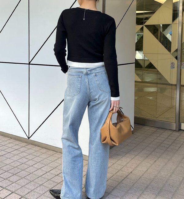  「バイカラーレイヤードカーディガン」|カーディガン|