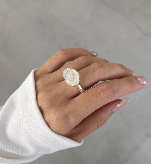  「〈GOLDY/ゴールディ〉ニュアンスクリアリング」|リング|シルバー