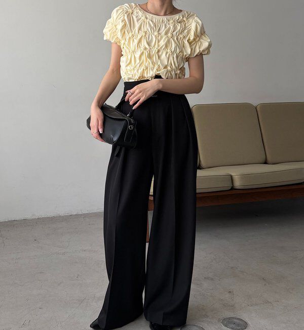  「【新色イエロー・チャコールグレー】シャーリングホイップＴ」|Tシャツ・カットソー|