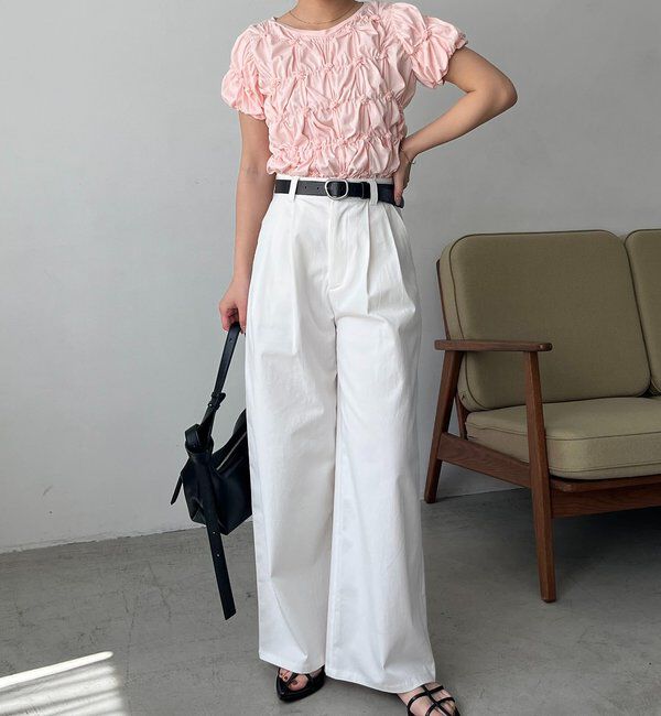  「【新色イエロー・チャコールグレー】シャーリングホイップＴ」|Tシャツ・カットソー|