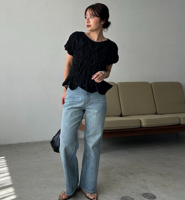  「【新色イエロー・チャコールグレー】シャーリングホイップＴ」|Tシャツ・カットソー|