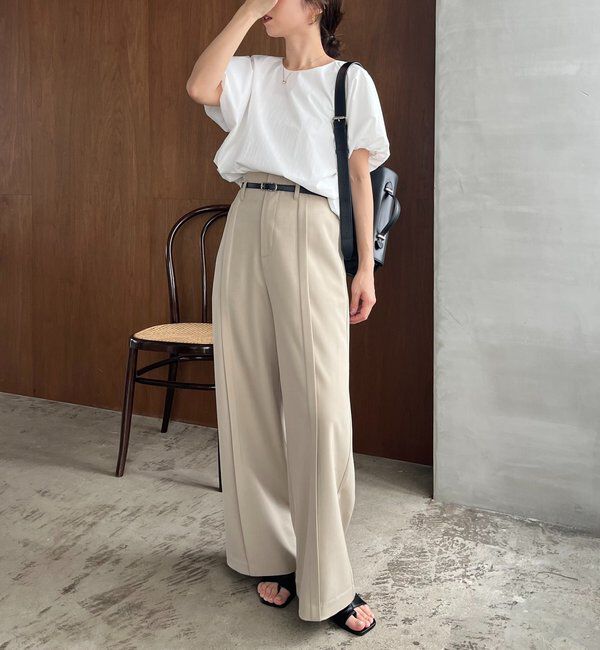  「【新色ピンク】バルーンリボンブラウス」|シャツ・ブラウス|