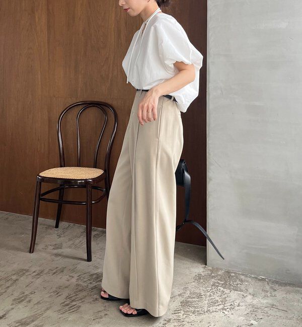  「【新色ピンク】バルーンリボンブラウス」|シャツ・ブラウス|