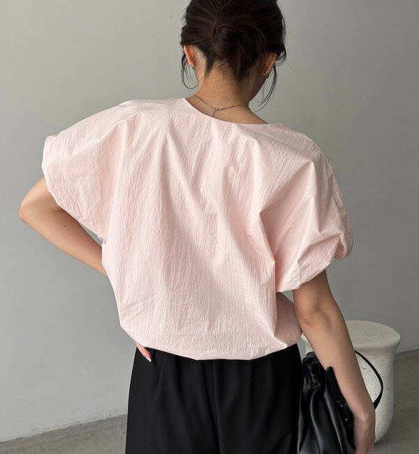  「【新色ピンク】バルーンリボンブラウス」|シャツ・ブラウス|