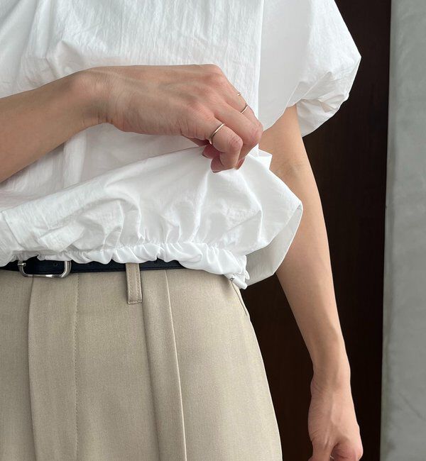  「【新色ピンク】バルーンリボンブラウス」|シャツ・ブラウス|