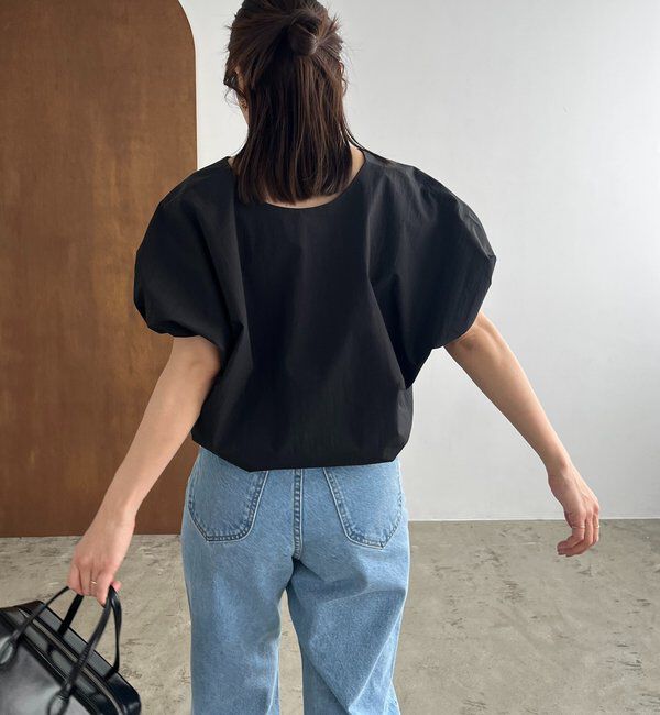  「【新色ピンク】バルーンリボンブラウス」|シャツ・ブラウス|