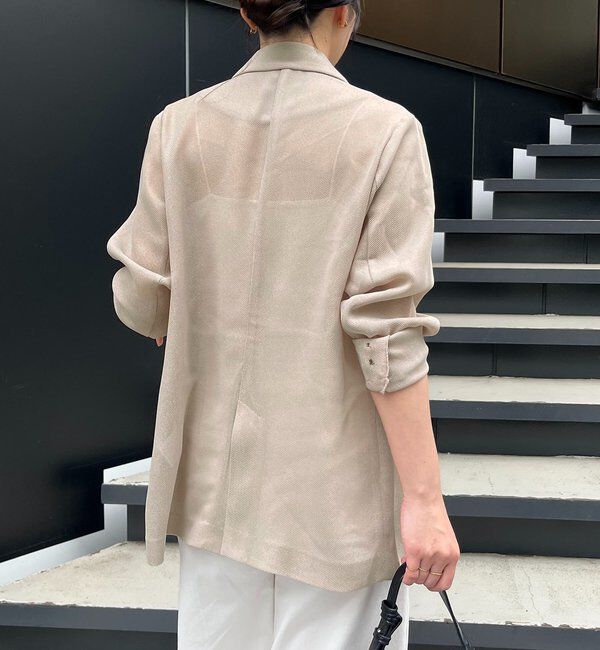  「【夏まで使える】シアーWジャケット」|テーラードジャケット|