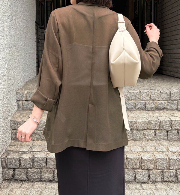  「【夏まで使える】シアーWジャケット」|テーラードジャケット|