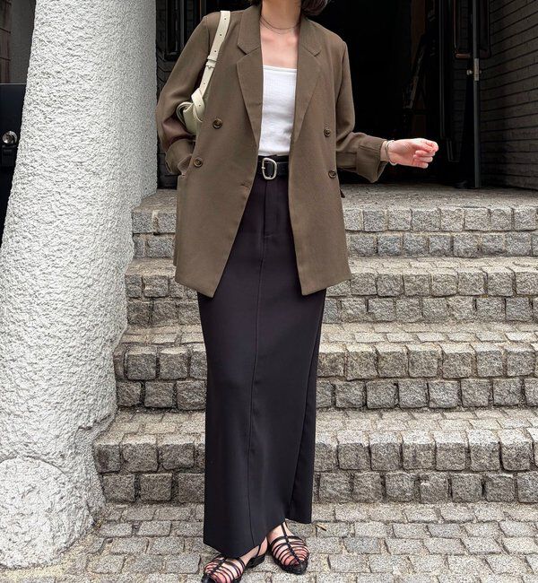  「【夏まで使える】シアーWジャケット」|テーラードジャケット|