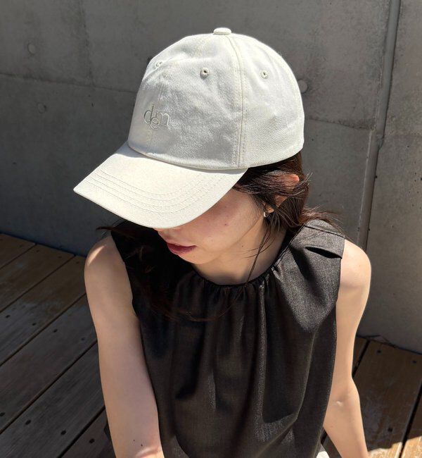  「【3色展開】ロゴCAP」|ハット|エクリュ