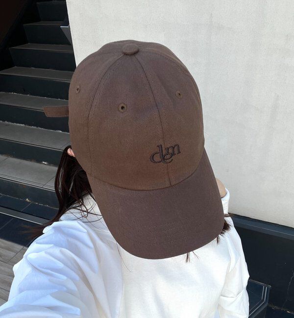  「【3色展開】ロゴCAP」|ハット|ブラウン