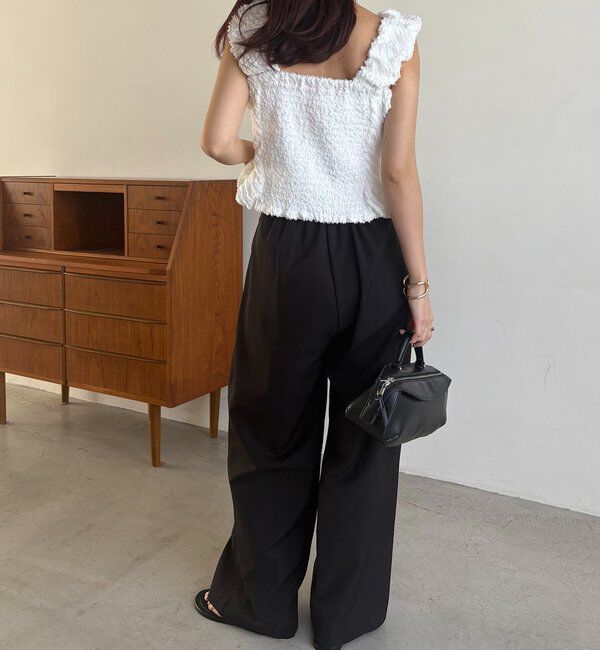  「ジャガードバルーンタンク」|シャツ・ブラウス|