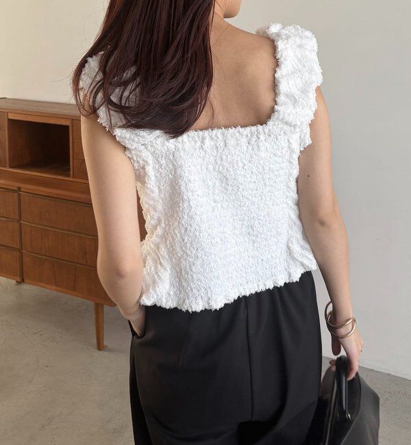  「ジャガードバルーンタンク」|シャツ・ブラウス|